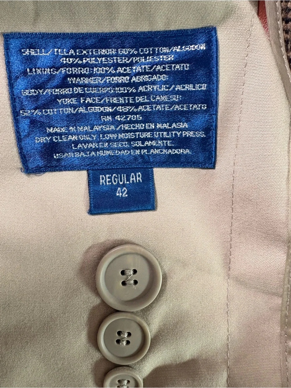 Towncraft Beige Trench Coat